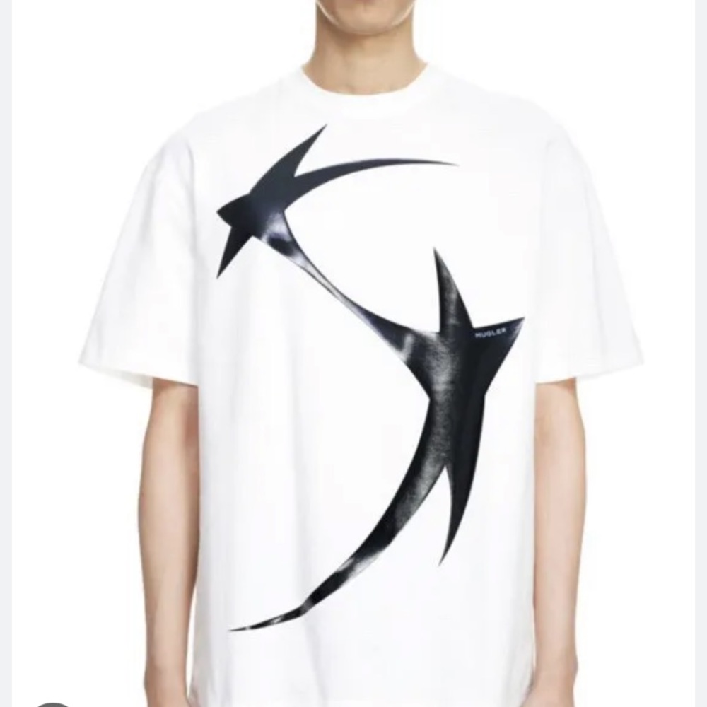 hm mugler star tee
